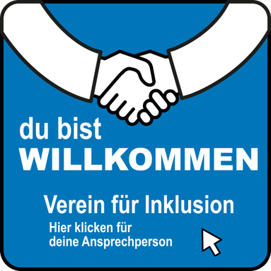Inklusions-Button � Du bist willkommen!