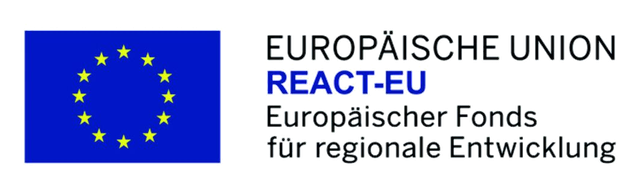 Gefördert durch die Europäische Union, REACT-EU, Europäischer Fonds für regionale Entwicklung